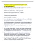RADT 1010 STUDY EXAM GUIDE QUESTIONS AND ANSWERS GRADED A&plus;