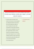 BSW EXAM UPDATED ACTUAL EXAM COMPLETE QUESTIONS WITH DETAILED VERIFIED ANSWERS &lpar;100&percnt; CORRECT ANSWERS&rpar; &sol;ALREADY GRADED A&plus;
