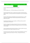 CAIB 2 Chapter 3 Study Guide Questions with Answers