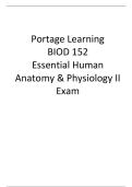 Portage Learning Anatomy & Physiology 2 Module 1 Exam&period;pdf