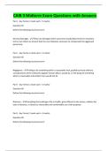 CAIB 3 Midterm Exam Questions with Answers