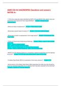 AWR 358-W &lpar;HAZWOPER&rpar; Questions and answers RATED A&plus;