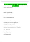 NR 203 Practice Exam with Accurate Answers&period; Latest Edition