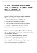 ATI PROCTORED MED SURG ELITE REVIEW STUDY GUIDE FULLY SOLVED QUESTIONS AND DETAILED ANSWERS 2026