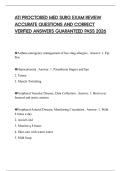 ATI PROCTORED MED SURG EXAM REVIEW ACCURATE QUESTIONS AND CORRECT VERIFIED ANSWERS GUARANTEED PASS 2026