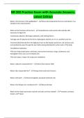 NR 203 Practice Exam with Accurate Answers&period; Latest Edition