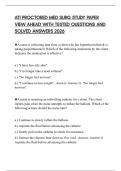 ATI PROCTORED MED SURG STUDY PAPER VIEW AHEAD WITH TESTED QUESTIONS AND SOLVED ANSWERS 2026