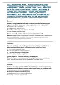Fall Semester 2025 &vert; ATI RN Concept-Based Assessment Level 1 Exam Prep &vert; 200&plus; Verified Practice Questions with Correct Answers & Detailed Rationales &vert; Complete Nursing Fundamentals&comma; Pharmacology&comma; and Medical-Surgical Study Guide for NCLEX RN Success