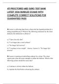 ATI PROCTORED MED SURG TEST BANK LATEST 2026 BUNDLED EXAMS WITH COMPLETE CORRECT SOLUTIONS FOR GUARANTEED PASS