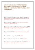 CSE 3901 FINAL EXAM WITH VERIFIED  QUESTIONS AND ANSWERS&vert;&vert; ALREADY  GRADED A&plus; &vert;&vert; GUARANTEED PASS &vert;&vert; LATEST  VERSION 2025