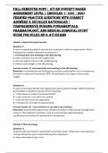 Fall Semester 2025 &vert; ATI RN Concept-Based Assessment Level 1 &lpar;Modules 1&ndash;100&rpar; &vert; 200&plus; Verified Practice Questions with Correct Answers & Detailed Rationales &vert; Comprehensive Nursing Fundamentals&comma; Pharmacology&comma; and Medical-Surgical Study Guide for NCLEX RN & 