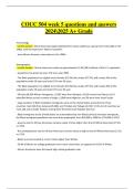 COUC 504 Week 5 &ndash; Questions and Answers 2024&sol;2025 &lpar;Verified A&plus; Grade&rpar;