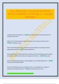 RNA 805 QUIZ 3 EXAM QUESTIONS WITH VERIFIED ANSWERS&period; A&plus; GRADE 2025&sol;2026