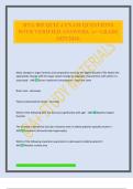 RNA 805 QUIZ 4 EXAM QUESTIONS WITH VERIFIED ANSWERS&period; A&plus; GRADE 2025&sol;2026&period;