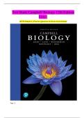 Campbell Biology&comma; 12th Edition by Lisa A&period; Urry&comma; Michael L&period; Cain&comma; Steven A&period; Wasserman&comma; Peter V&period; Minorsky & Jane B&period; Reece &vert; Complete Test Bank with Practice Questions & Answers &lpar;All 56 Chapters&rpar;
