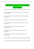 NURS 2063 Exams Package