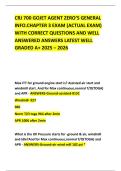 CRJ 700 GOJET AGENT ZERO&rsquo;S GENERAL INFO&period;CHAPTER 3 EXAM &lpar;ACTUAL EXAM&rpar; WITH CORRECT QUESTIONS AND WELL ANSWERED ANSWERS LATEST WELL GRADED A&plus; 2025 &ndash; 2026