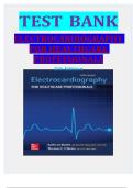 Test Bank for Electrocardiography for Healthcare Professionals &lpar;5th Edition&rpar; by Kathryn Booth &vert; Complete Exam Questions and Answers for All Chapters