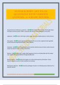 SUFFOLK BODY ART EXAM QUESTIONS WITH VERIFIED ANSWERS&period; A&plus; GRADE 2025&sol;2026