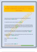 SWA TEST ONE EXAM QUESTIONS WITH VERIFIED ANSWERS&period; A&plus; GRADE 2025&sol;2026&period;