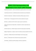 NURS 2755 Exam Package