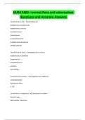 NURS 5463 &ndash;normal flora and colonizationQuestions and Accurate Answers&period;