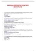CT-EXAM SECRETS PRACTICE QUESTIONS