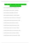 NURS 5463 Exam Package