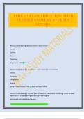 TURF 435 EXAM 1 QUESTIONS WITH VERIFIED ANSWERS&period; A&plus; GRADE 2025&sol;2026&period;