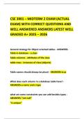 CSE 3901 &ndash; MIDTERM 2 EXAM &lpar;ACTUAL EXAM&rpar; WITH CORRECT QUESTIONS AND WELL ANSWERED ANSWERS LATEST WELL GRADED A&plus; 2025 &ndash; 2026