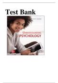 TEST BANK - Understanding Psychology&comma; 15th Edition By Robert Feldman &lpar;McGraw Hill&comma; 2024&rpar;  All 17 Chapters Covered&vert;&vert; Newest