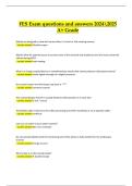 FES Exam &ndash; Questions and Verified Answers &lpar;2024&sol;2025 Update &vert; 100&percnt; Correct &vert; Verified Actual A&plus; Grade&rpar;