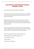 REL 225 EXAM 1 QUESTIONS AND ACCURATE ANSWERS A&plus; RATED 