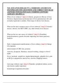 NSG 4330 LIVER DISEASE PT 2&colon; CIRRHOSIS AND HEPATIC  ENCEPHALOPATHY QUESTIONS AND CORRECT DETAILED  ANSWERS WITH RATIONALES &lpar;VERIFIED ANSWERS&rpar;  ALREADY GRADED A&plus;