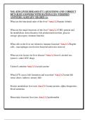 NSG 4330 LIVER DISEASES PT 1 QUESTIONS AND CORRECT  DETAILED ANSWERS WITH RATIONALES &lpar;VERIFIED  ANSWERS&rpar; ALREADY GRADED A&plus;