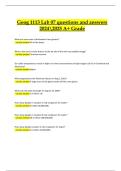 GEOG 1113 &ndash; Lab 07 Questions and Answers &lpar;Verified Actual Latest 2024&sol;2025 A&plus; Grade&rpar;