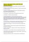 TEXES 181 CORE EXAM MANUAL QUESTIONS AND ANSWERS GRADED A&plus;