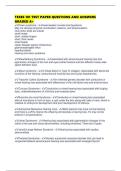 TEXES 181 TEST PAPER QUESTIONS AND ANSWERS GRADED A&plus;