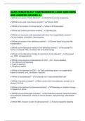 UAMS HEMATOLOGY COMPREHENSIVE EXAM QUESTIONS AND ANSWERS GRADED A&plus;