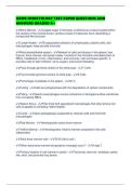 UAMS HEMATOLOGY TEST PAPER QUESTIONS AND ANSWERS GRADED A&plus;