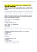 WSET LEVEL 1 ACTUAL FINAL PAPER QUESTIONS AND ANSWERS GRADED A&plus;