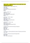 WSET LEVEL 1 COMPREHENSIVE EXAM QUESTIONS AND ANSWERS GRADED A&plus;