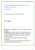 Clinical Pathophysiology Test Bank &lpar;3rd Ed &vert; Berkowitz&rpar; &mdash; NCLEX Pathophysiology Review with Verified Rationales & Nursing Pathophysiology MCQs