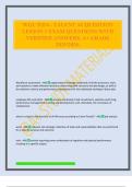 WGU D354 - TALENT ACQUISITION LESSON 1 EXAM QUESTIONS WITH VERIFIED ANSWERS&period; A&plus; GRADE 2025&sol;2026&period;