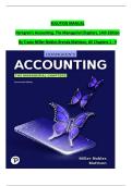 Solutions Manual for Horngren's Accounting: The Managerial Chapters, 14th Edition