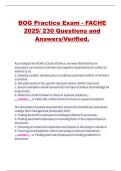 BOG Practice Exam - FACHE  2025&sol; 230 Questions and  Answers&sol;Verified&period;        According to the ACHE's Code of Ethics&comma; one way that healthcare  executives can avoid or minimize the negative implications of conflict of  interest is to&colon;  