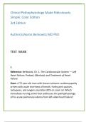 Clinical Pathophysiology Test Bank &lpar;3rd Ed &vert; Berkowitz&rpar; &mdash; NCLEX Pathophysiology Review with Verified Rationales & Nursing Pathophysiology MCQs