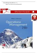 &ast;&ast;&ast;&ast;INSTANT DOWNLOAD&ast;&ast;&ast;&ast;PDF&ast;&ast;&ast;&ast;Test Bank for Operations Management 14th Edition Stevenson &sol; All Chapters 1 - 19 &sol; Full Complete