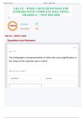 LRA 211 - WEEK 3 QUIZ QUESTIONS AND ANSWERS WITH COMPLETE SOLUTIONS &vert; GRADED A&plus; &vert; NEW 2025-2026