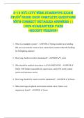 S-13 NYC City Wide Standpipe EXAM  STUDY GUIDE 2026 COMPLETE QUESTIONS  WITH CORRECT DETAILED ANSWERS &vert;&vert;  100&percnt; GUARANTEED PASS  <RECENT VERSION> 